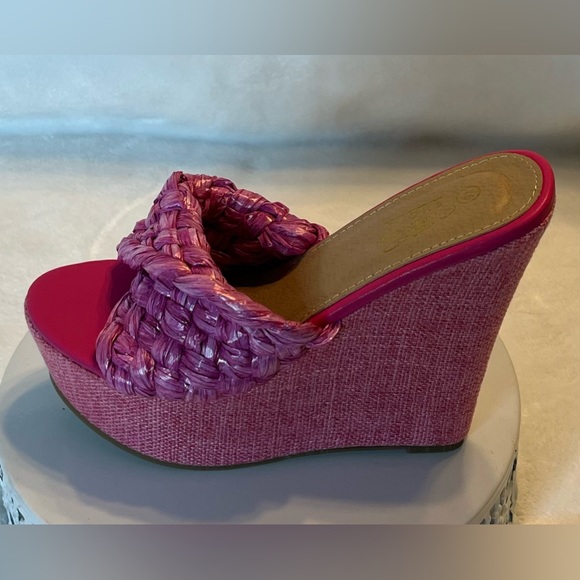 Women’s Pink Wedges Size 7.5 by Mata - Picture 9 of 15